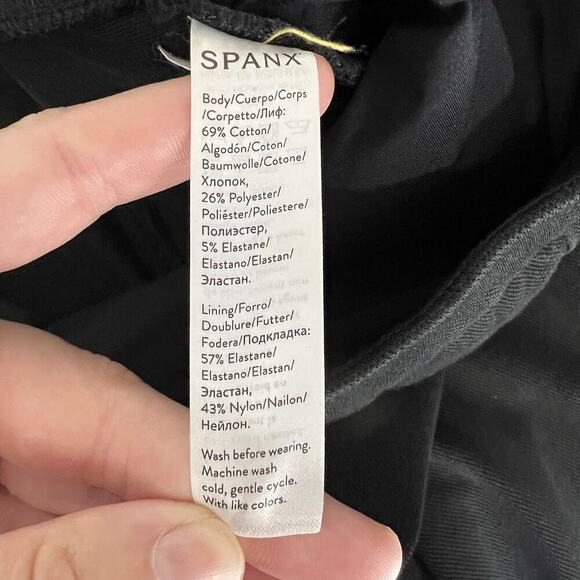 Spanx Jean-ish Cropped Ankle Leggings Pants Pull On Stretch 20114R Size Small - Picture 9 of 10